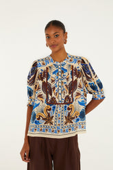 Sand Nature Land Blouse | FARM Rio