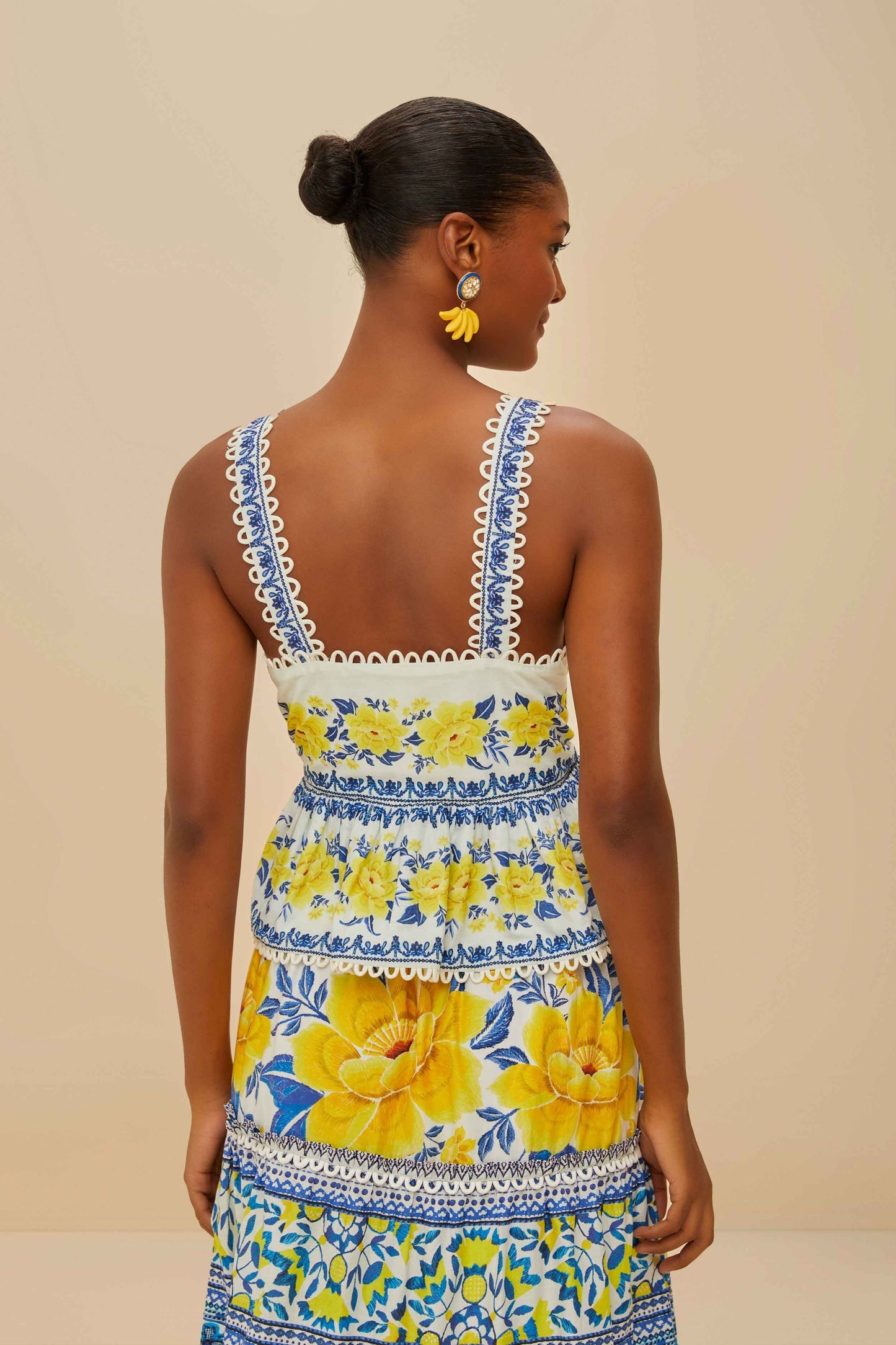 Off-White Zuli Sleeveless Blouse | FARM Rio On Sale