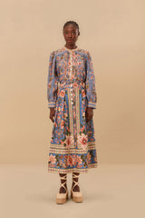 Blue Superbloom Tapestry Blouse | FARM Rio