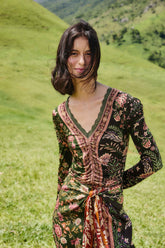 Mixed Winter Garden Long Sleeve Blouse | FARM Rio | FARM Rio Discount