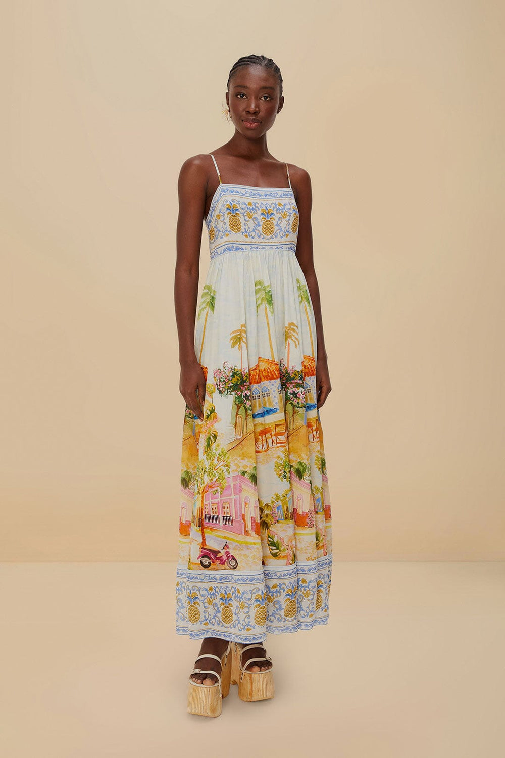 Multicolor Aracati Maxi Dress | FARM Rio Online