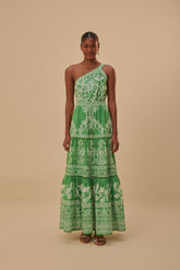 Green Sweet Garden Maxi Dress | FARM Rio On Sale