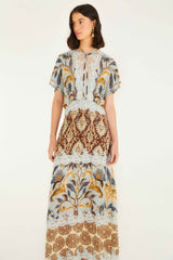Mixed Snake Garden Maxi Dress | FARM Rio | FARM Rio Outlet
