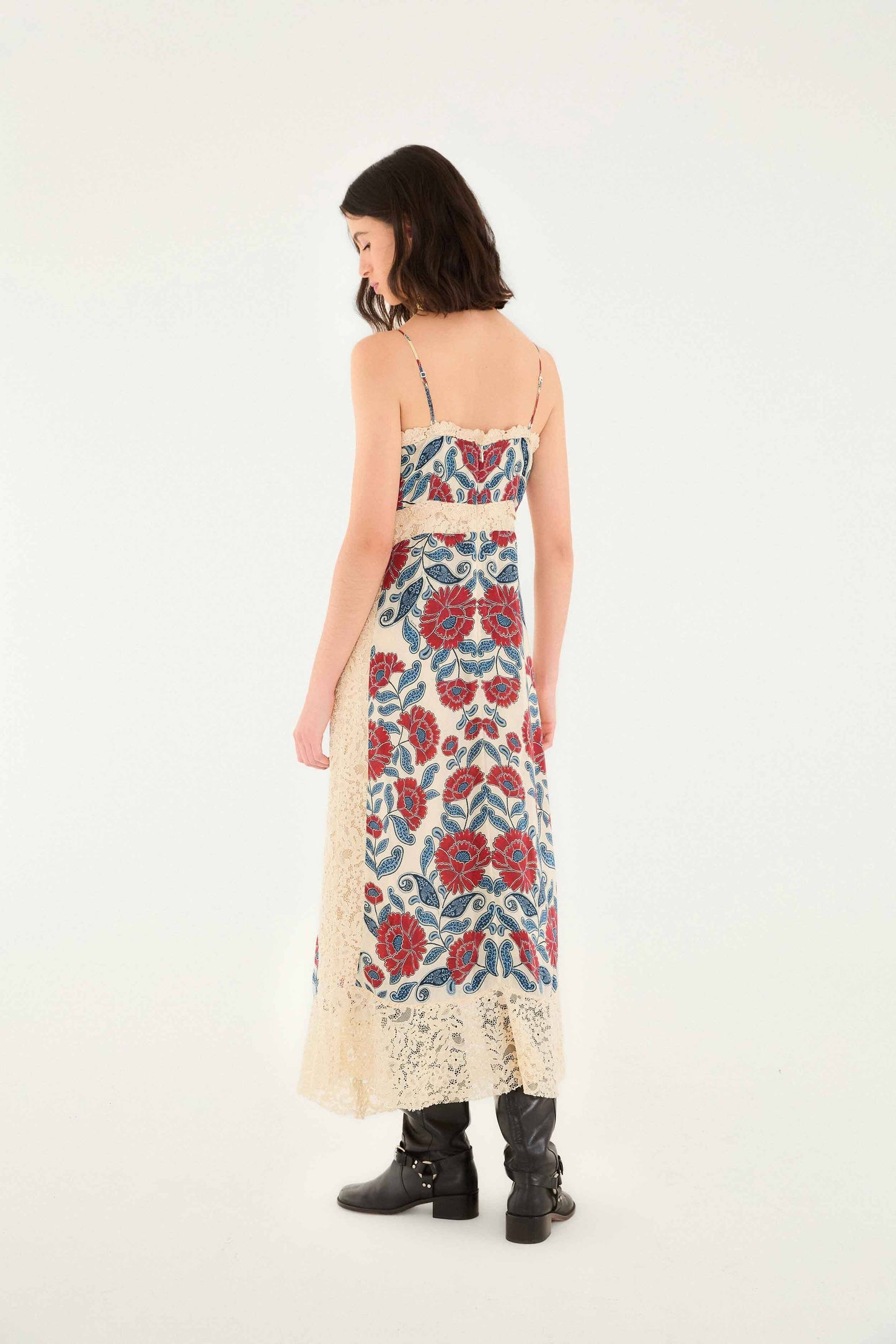 Sand Francesca Midi Dress | FARM Rio | FARM Rio Online