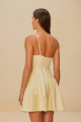 Off-White Lea LENZING™ ECOVERO™ Euroflax™ Mini Dress | FARM Rio For Sale