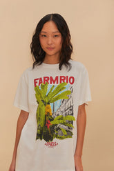 Off-White From Brasil To The World Relaxed T-Shirt | FARM Rio On Sale