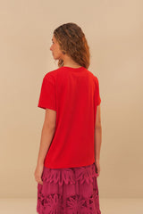Red Latina T-Shirt | FARM Rio Near Me
