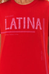 Red Latina T-Shirt | FARM Rio Near Me