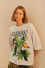Off-White Nature Lovers Toucans T-Shirt | FARM Rio US