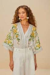 Off-White Sicily Bodysuit | FARM Rio Discount