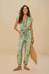 Green River Ride LENZING™ ECOVERO™ Euroflax™ Jumpsuit | FARM Rio Outlet