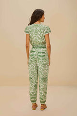 Green River Ride LENZING™ ECOVERO™ Euroflax™ Jumpsuit | FARM Rio Outlet