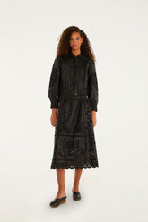 Black Richilieu Heart Skirt | FARM Rio | FARM Rio Near Me