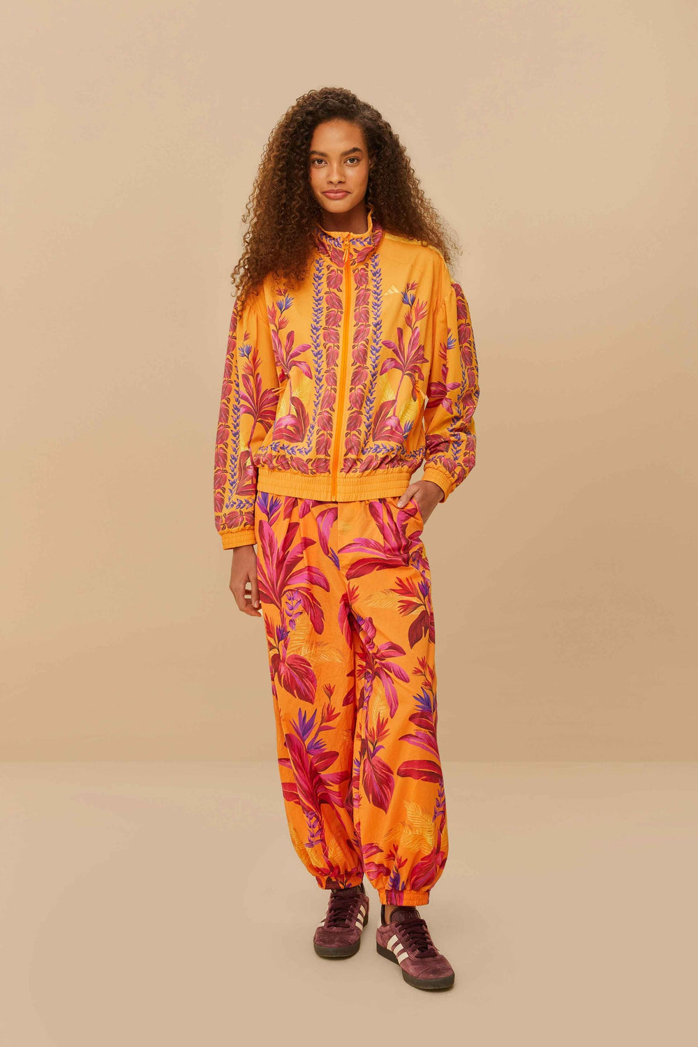 Adidas Tropical Breeze Bright Orange Pants | FARM Rio Outlet