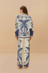 Off-White Encanto Tropical Pants | FARM Rio Online