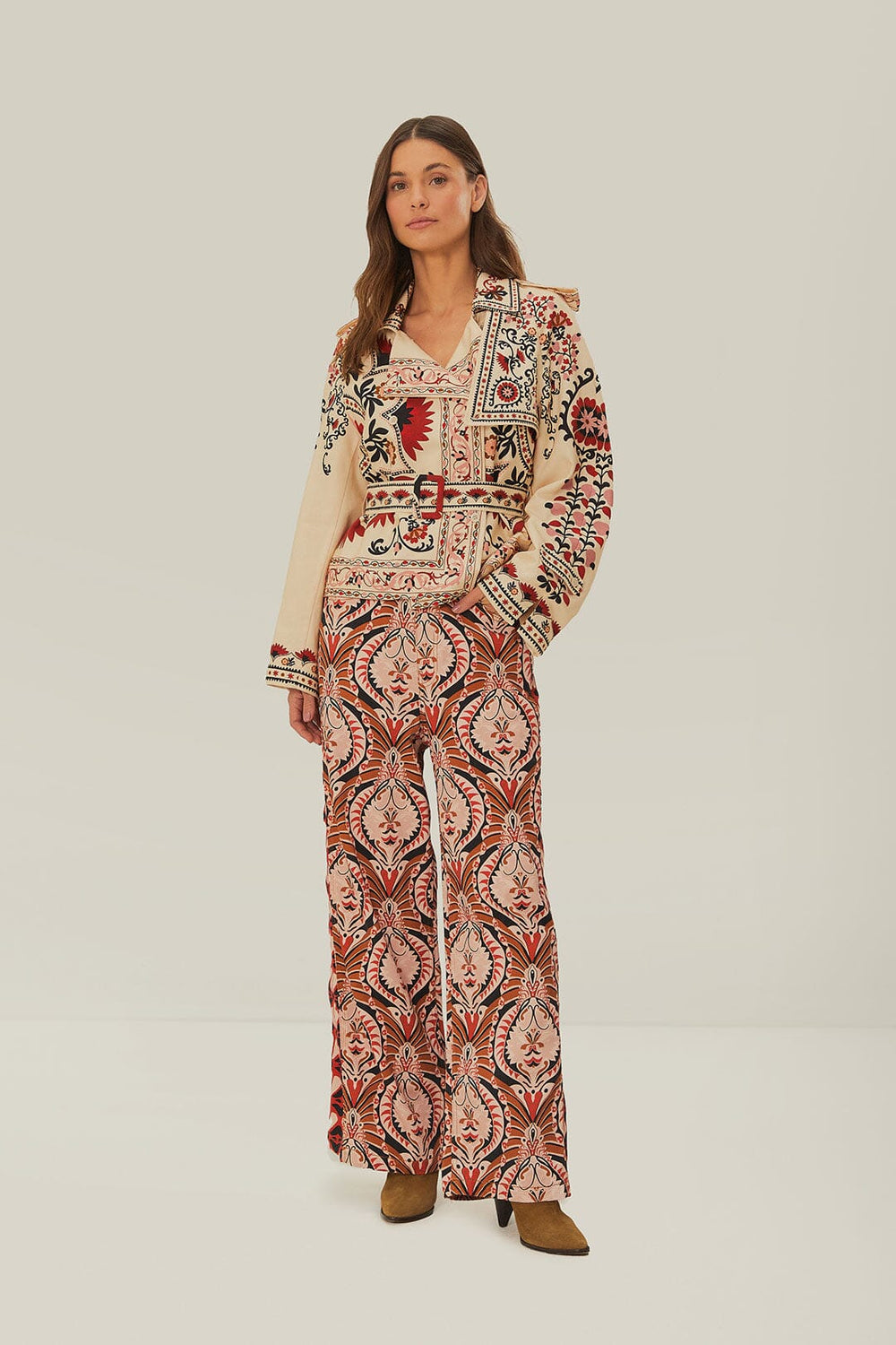 Brown Pineapple Jewelry Pants | FARM Rio Outlet