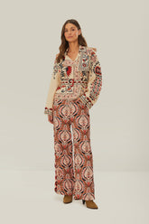 Brown Pineapple Jewelry Pants | FARM Rio Outlet