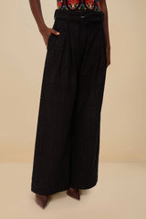 Black Eyelet Pants | FARM Rio Near Me