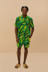 Green Banana Aquarela LENZING™ ECOVERO™ Viscose Shorts | FARM Rio Outlet