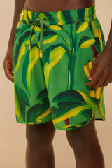 Green Banana Aquarela LENZING™ ECOVERO™ Viscose Shorts | FARM Rio Outlet