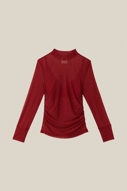 Burgundy Jersey Blouse | FARM Rio On Sale