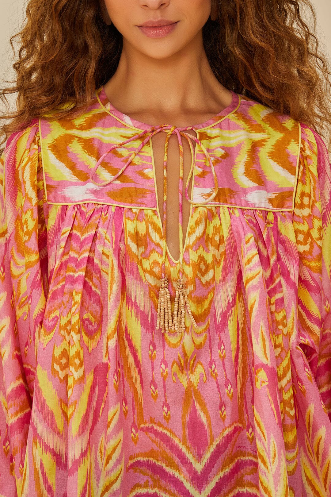Pink Pineapple Tapestry Blouse | FARM Rio For Sale