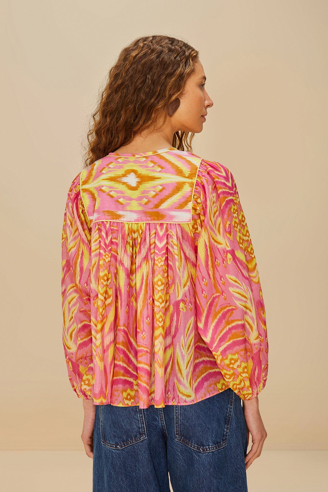 Pink Pineapple Tapestry Blouse | FARM Rio For Sale