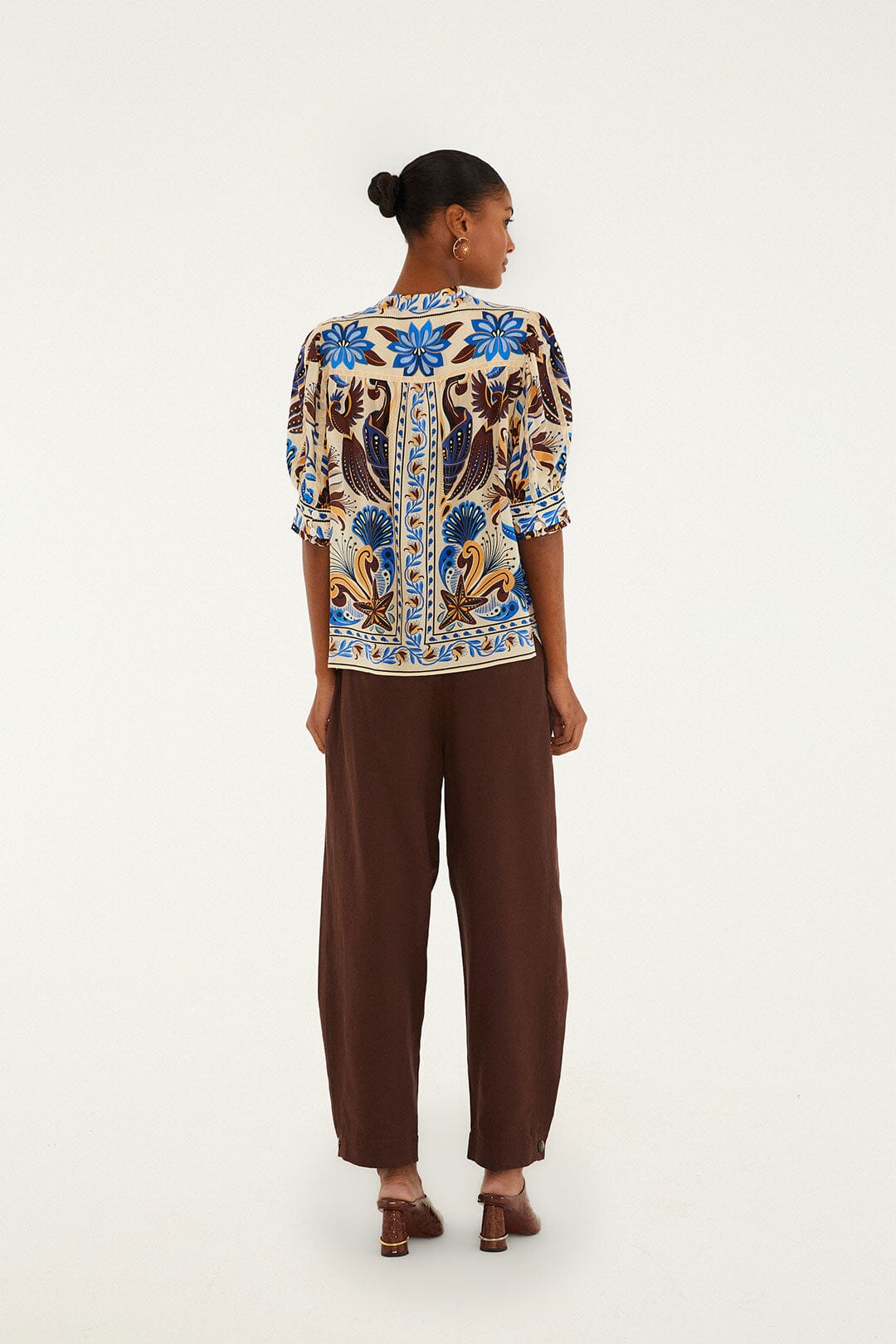 Sand Nature Land Blouse | FARM Rio