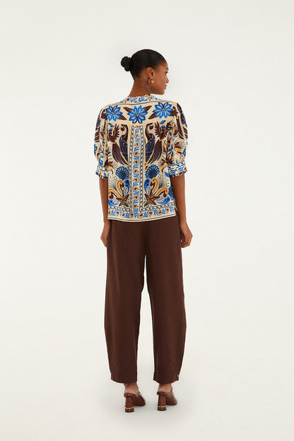 Sand Nature Land Blouse | FARM Rio