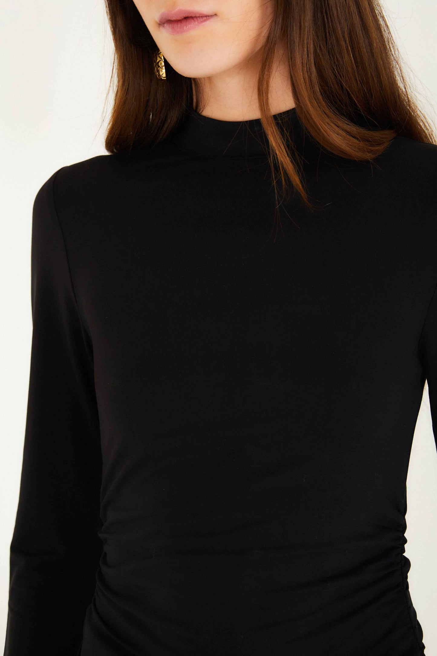 Black Jersey Long Sleeve Blouse | FARM Rio | FARM Rio US