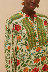 Sand Garden Tapestry Blouse | FARM Rio Outlet