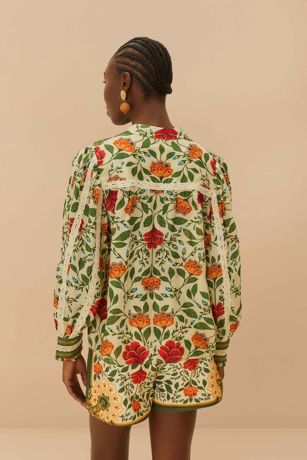 Sand Garden Tapestry Blouse | FARM Rio Outlet