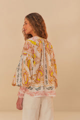 Off-White Maritime Magic Blouse | FARM Rio On Sale
