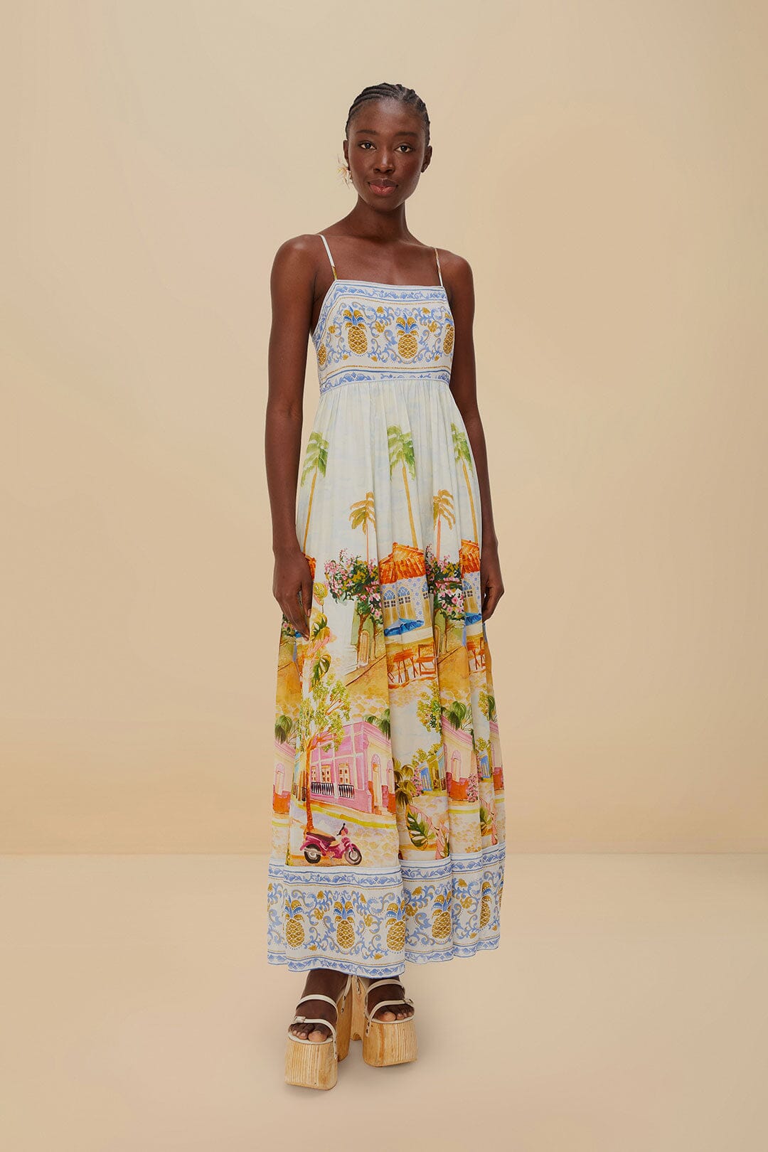 Multicolor Aracati Maxi Dress | FARM Rio Online