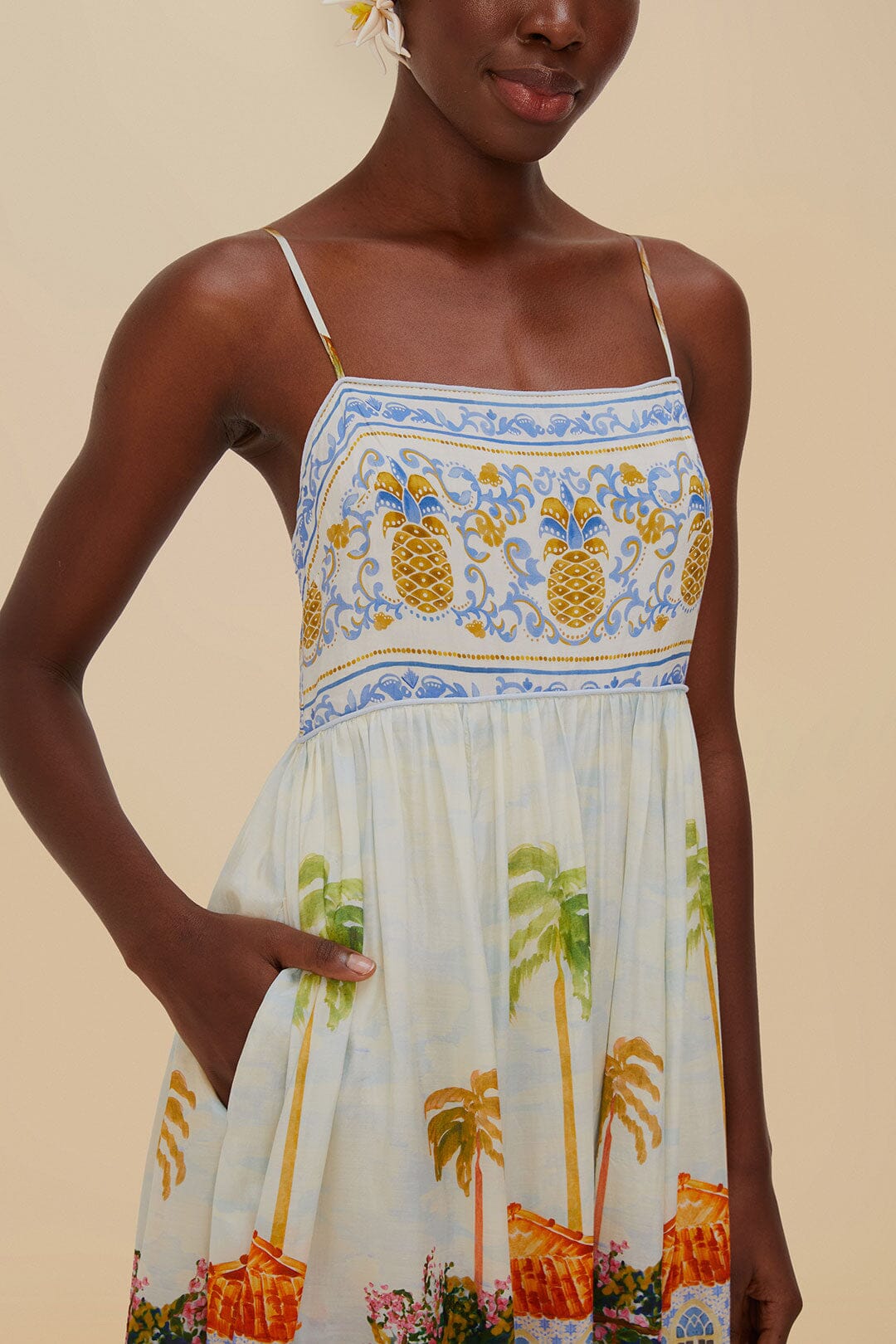 Multicolor Aracati Maxi Dress | FARM Rio Online