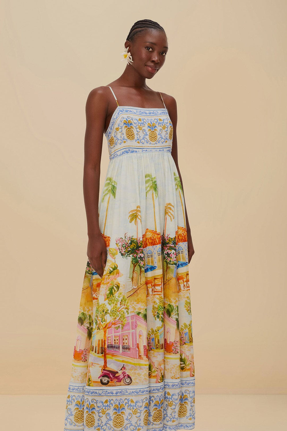 Multicolor Aracati Maxi Dress | FARM Rio Online
