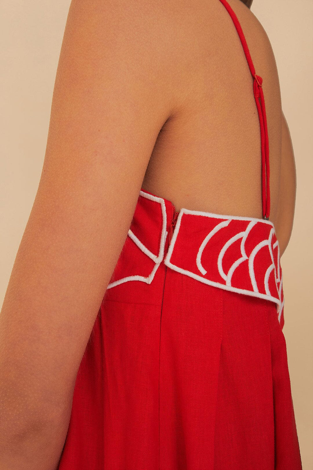 Red Fish Top Maxi Dress | FARM Rio Discount