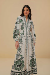 Forest Soul Off-White Maxi Dress | FARM Rio US