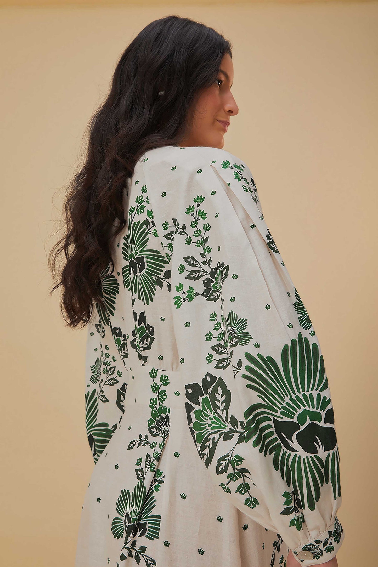 Forest Soul Off-White Maxi Dress | FARM Rio US