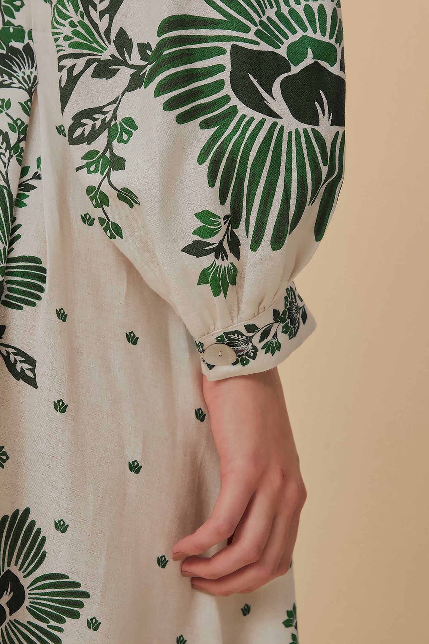 Forest Soul Off-White Maxi Dress | FARM Rio US