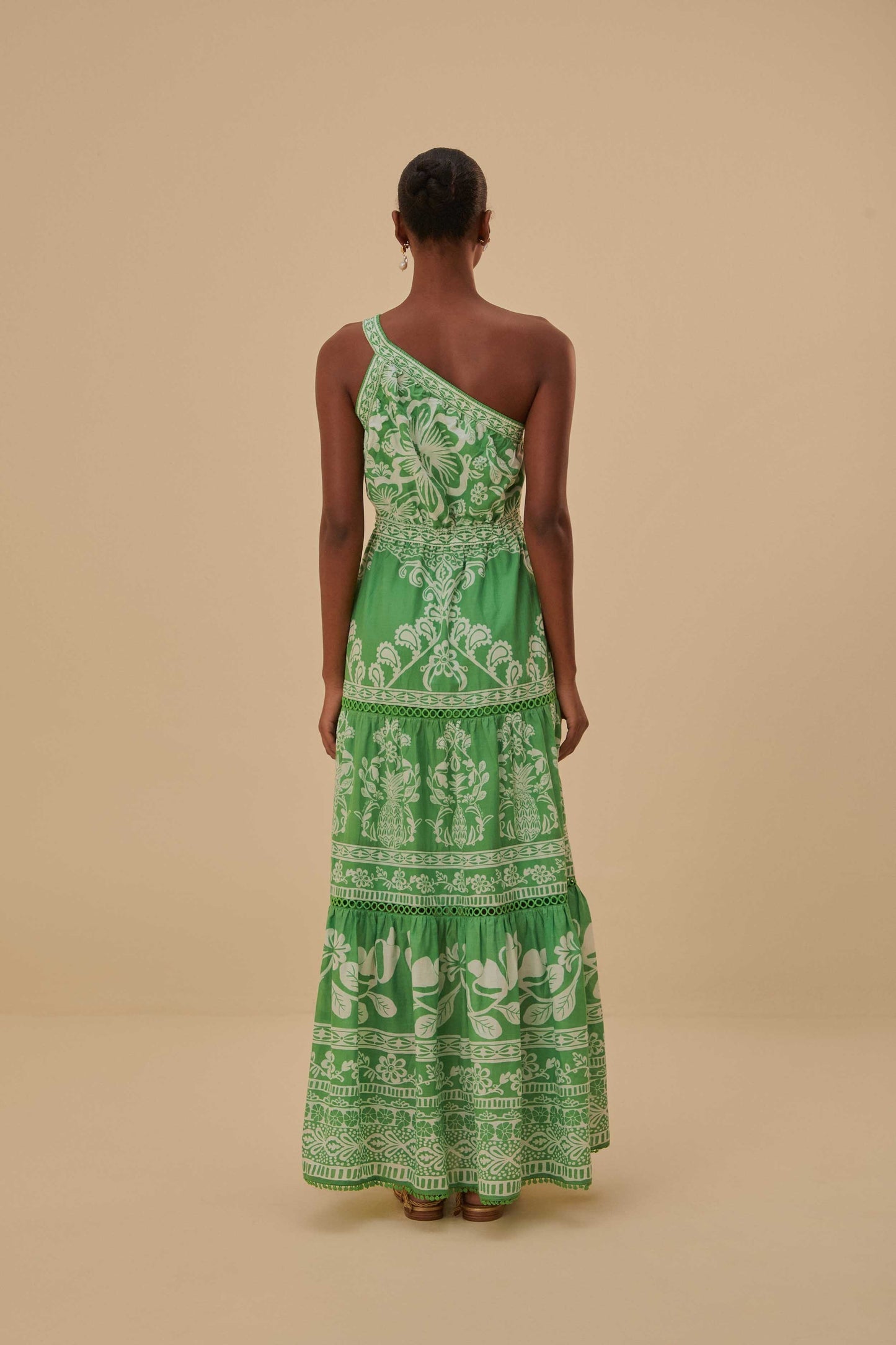 Green Sweet Garden Maxi Dress | FARM Rio On Sale