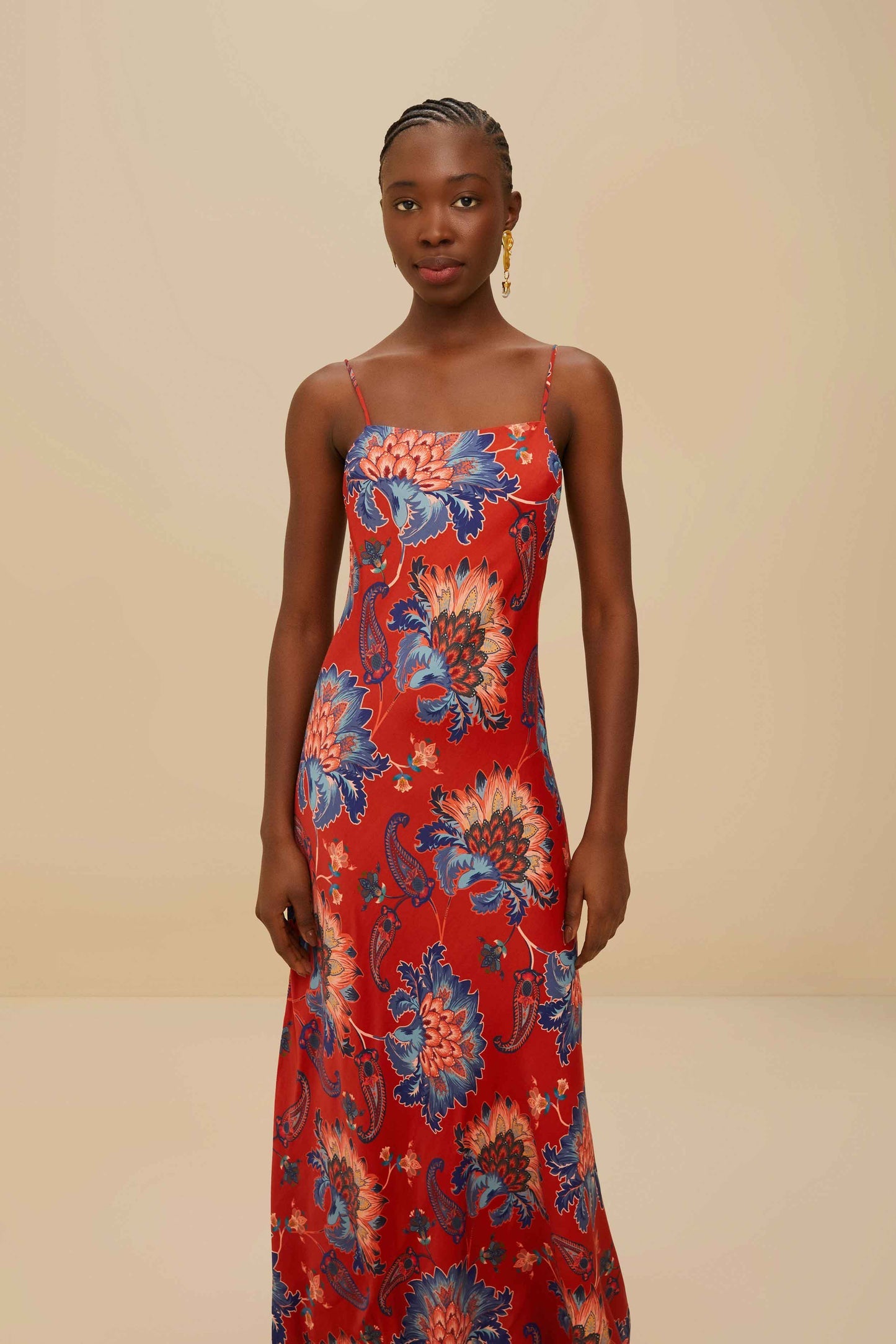 Red Luang LENZING™ Maxi Dress | FARM Rio Near Me
