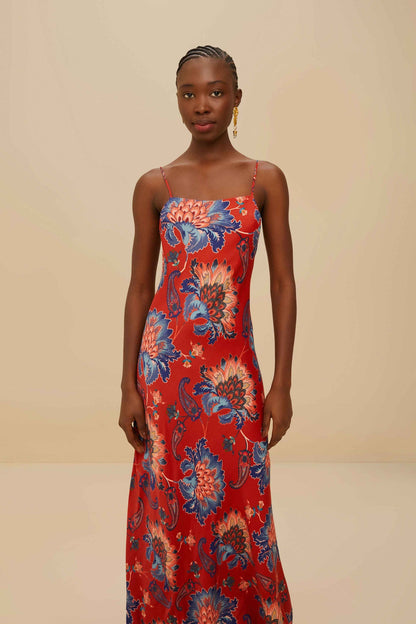 Red Luang LENZING™ Maxi Dress | FARM Rio Near Me