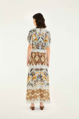 Mixed Snake Garden Maxi Dress | FARM Rio | FARM Rio Outlet