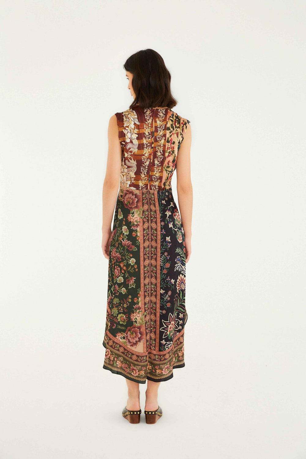 Mixed Winter Garden Lenzing™ Ecovero™ Viscose Sleeveless Maxi Dress | FARM Rio | FARM Rio For Sale