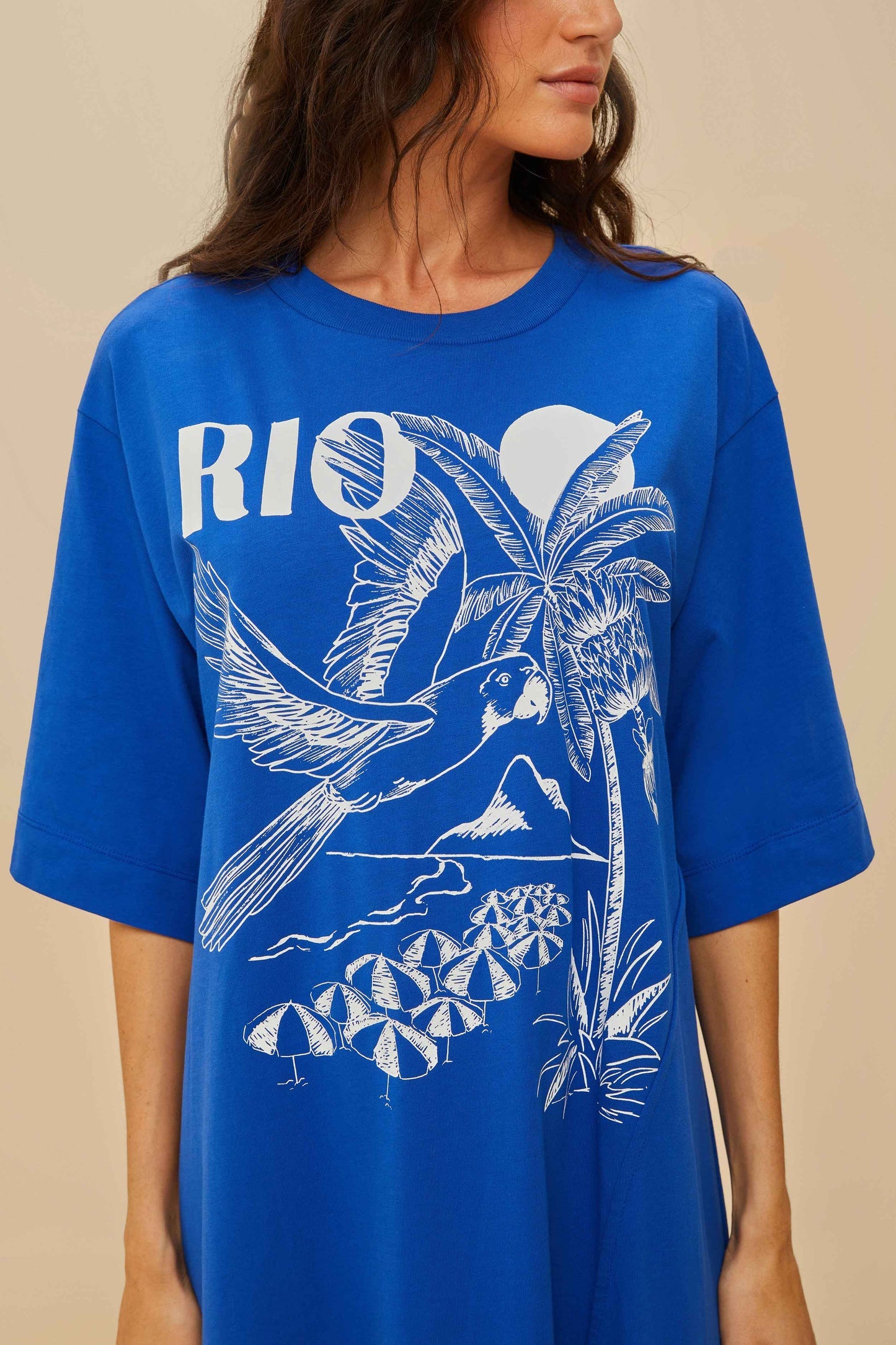 Blue Rio Organic Cotton Maxi Dress | FARM Rio For Sale