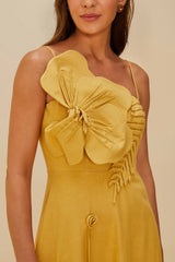 Sand Garden LENZING™ ECOVERO™ Euroflax™ Midi Dress | FARM Rio On Sale