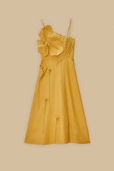 Sand Garden LENZING™ ECOVERO™ Euroflax™ Midi Dress | FARM Rio On Sale