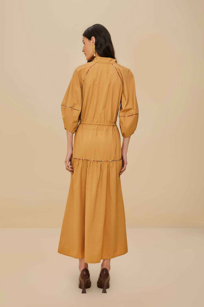 Caramel Chemise Midi Dress | FARM Rio For Sale