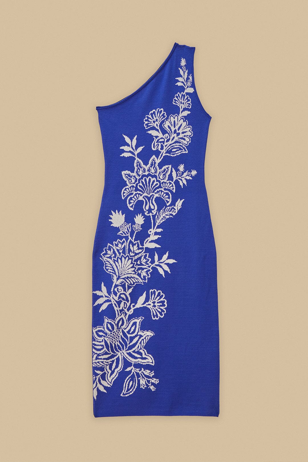 Blue Porcelain Garden Knit Midi Dress | FARM Rio